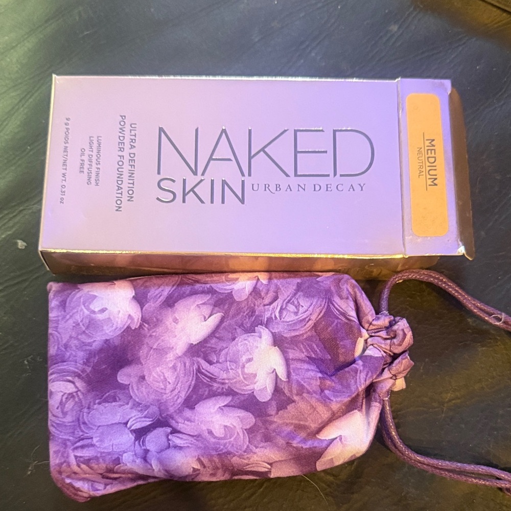 Urban Decay Naked Skin Powder Foundation with Purple Pouch